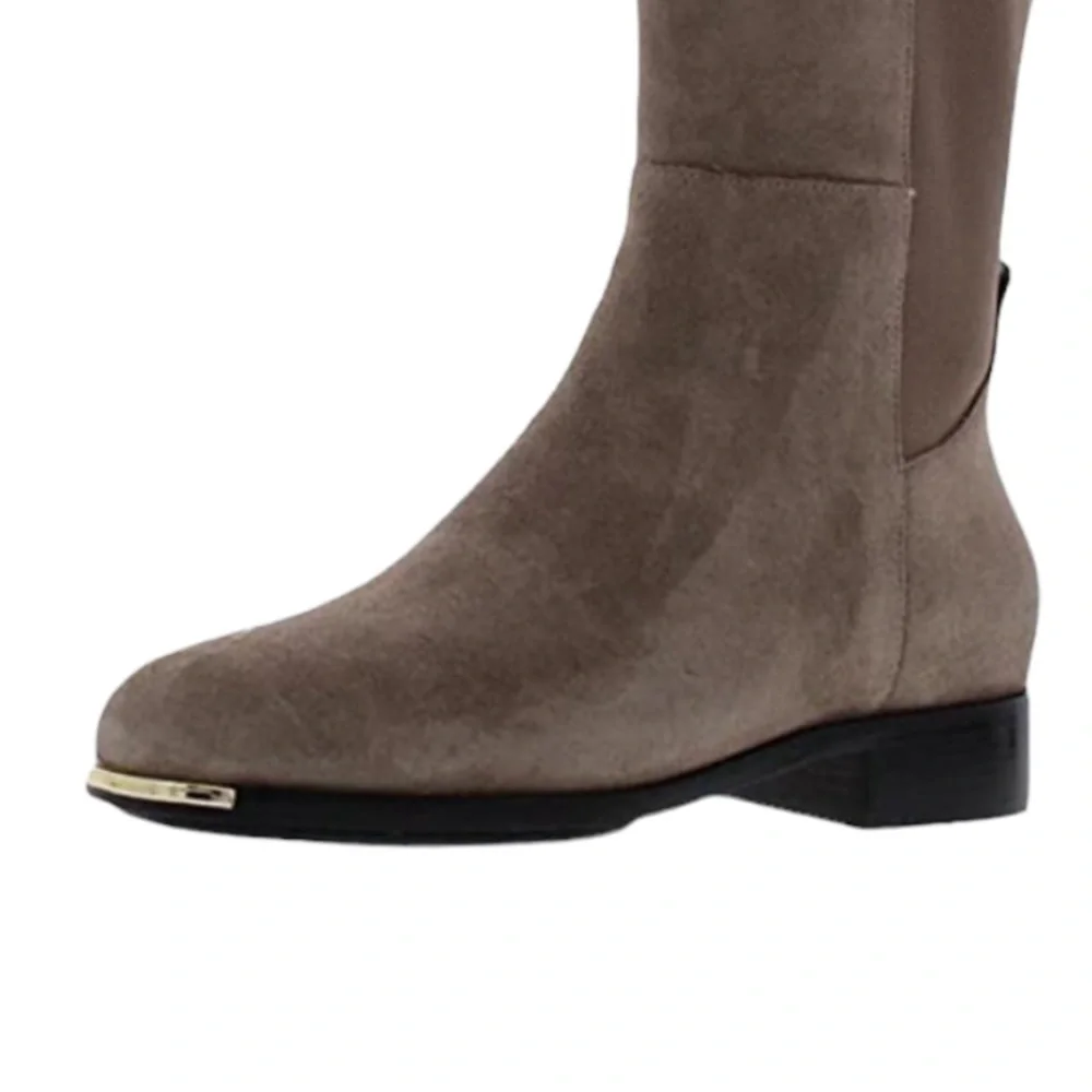 NEW! COLE HAAN Grand Ambition Huntington Over-The-Knee Boot Brown Suede Size 5.5